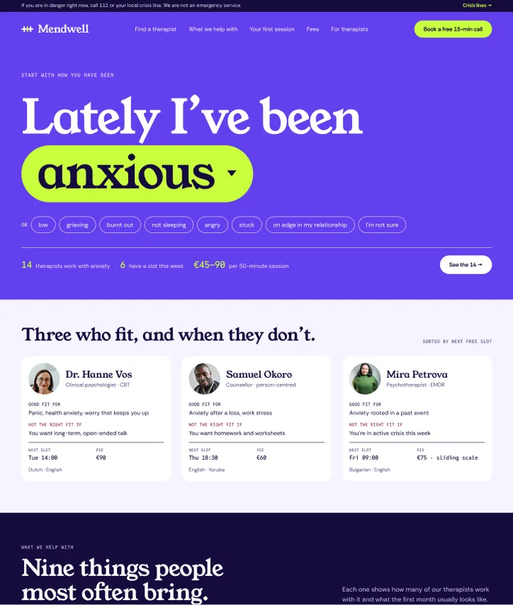 Default violet theme